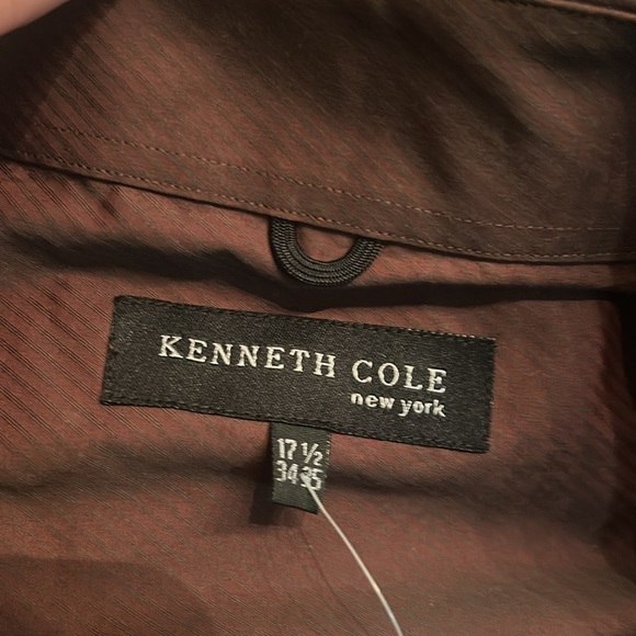 Neutral Kenneth Cole New York Button Up - Picture 3 of 4